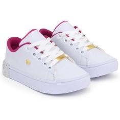 Tenis Versátil Para Meninas Infantil Conforto e Elegância - Sem Marca,