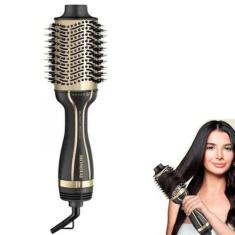 Escova Secadora Mondial Es-15 Black Gold Argan 3 Em 1 Bivolt, Bivolt