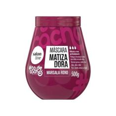 Mascara Matizadora Marsala Roxo ToDeCacho 500g Salon Line