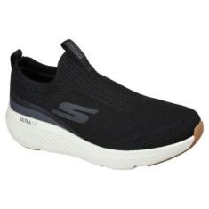 TENIS SKECHERS RUNNING MASCULINO GO RUN ELEVATE 220185-BKW PRETO-Masculino