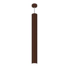 Pendente Viena Tubo 90 cm Conti Iluminação Café