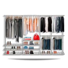 Guarda roupa closet aramado aberto armário modulado roupeiro 3,10 BR