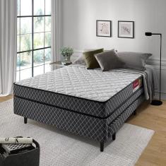 Kit Box Colchão Córdoba D33+base Aux Vila Real Casal Estofama