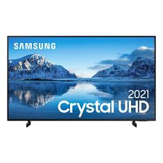Smart Tv 85" Crystal UHD 4K Samsung 85AU8000, Painel Dynamic Crystal Color, Design slim, Tela sem limites, Visual Livre de Cabos, Alexa built in