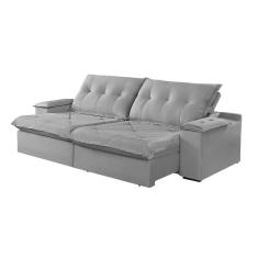 Sofá 2 Lugares Retrátil e Reclinável Martins M-163 Veludo