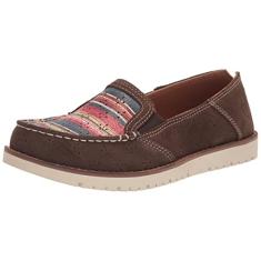 Ariat Mocassins femininos em relevo Cruiser Casual - Azul, Cevada, 38