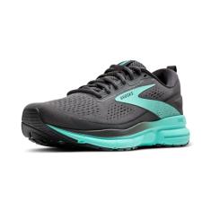 Brooks Tênis de corrida feminino Trace 3 Neutral, Ébano/cacatua, 35