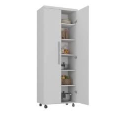 Armário Multiuso 2 Portas com 5 Prateleiras 1305 Ilan Branco - Móveis 