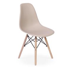 Cadeira Charles Eames Eiffel Dkr Wood  Design - Império Brazil, Nude