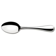 Colher para cafe vicenza em aco inox acabamento alto brilho com detalh