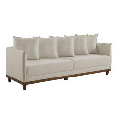 Sofá 4 Lugares Living Linho M-169 Martins Creme