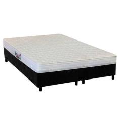 Cama Box Queen: Colchão Ortopédico Herval AG65 Frontier + Base CRC Sue