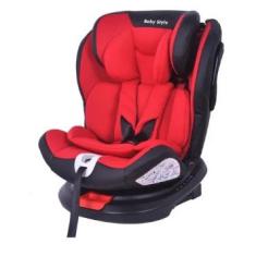 Cadeira bebê auto 0 A 36 kg isofix rotação 360º baby style - vermelha