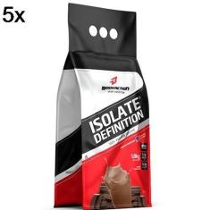 Kit 5X Whey Isolate Definition BodyAction - 1800g-Masculino