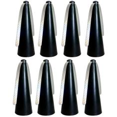 Ventilador Repelente Kit 8 Uni Anti Inseto Mosca Mosquito Piquenique Mesa Jardim Ar Livre Quintal