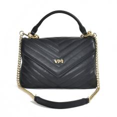 Bolsa Tiracolo Matelassê Via Marte Alça de Mão Fixa e Corrente Ajustável B2-520