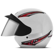 Capacete Aberto Feminino Masculino Mixs Up, BRANCO, 58