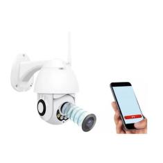 Câmera Ip Speed Dome Zoom 4x Mais Ptz Wifi Prova De Água Boa - OESTESO