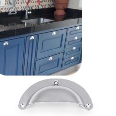 Puxador Concha Puxador Colonial Ouro Velho Puxador de armário Kit 20 -