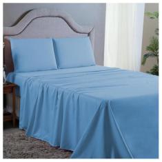 Jogo De Lençol 4 Peças Para Cama Box Micropercal 400 Fios - Muis Varie