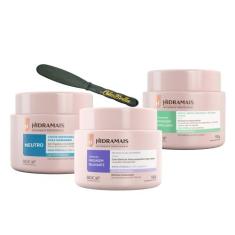 Creme Massagem Relaxante+Esfoliante+Creme Neutro Hidramais