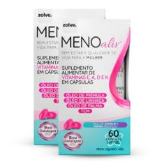 KIT C/ 02 - Meno Aliv 30 Dias - Contra Menopausa e TPM