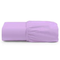 Lençol Unique Avulso De Baixo Solteiro Com Elástico Micro Percal 400 F