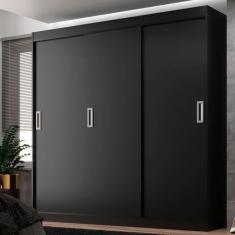 Guarda-Roupa Casal Lisboa 3 pt 2 gv Preto