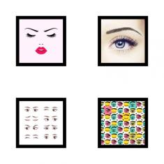 Kit Quadros Decorativos Em Mdf Designer De Sobrancelhas 20