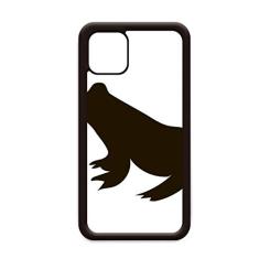 Capa de celular Black Frog Cute Animal Portrayal para iPhone 11 Pro Max