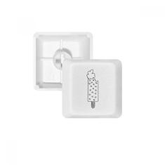 Kit de atualização de teclado mecânico PBT com teclado mecânico para picolés de coração e picolés