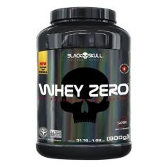 Whey Zero Isolado C/ Lactase (900G) - Sabor: Chocolate - Black Skull