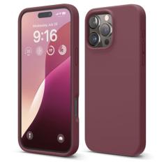 elago Capa compatível com iPhone 16 Pro Max, capa de silicone líquido premium, capa protetora de corpo inteiro, à prova de choque, telefone fino, forro de microfibra macia antiarranhões, 17,5 cm