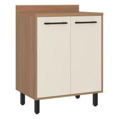 Balcão de Cozinha 70cm para Cooktop com Tampo e 2 Portas Havana Multim