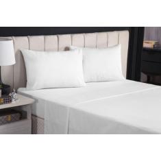 Jogo De Cama Box/ Comum QUEEN SIZE 4 Peças 100% ALGODÃO Percal 200 Fio