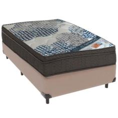 Cama Box e Colchão ISO Superpocket Molas Ensacadas Solteiro Ortobom,  