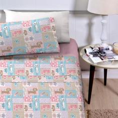 Jogo de cama studio mix solt 3 pcs - MAYRA ENXOVAIS, pet