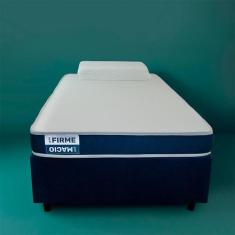 Cama Box com Colchão Viúva Guldi Duplo D28 e 1 Travesseiro Guldi Soft 
