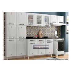 Cozinha Compacta Star New 3 Peças (2 Armários + 1 Paneleiro) Cpt106 Branco - Telasul