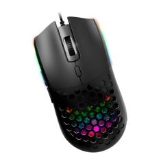 Mouse Gamer K-Mex M136, 7.200 Dpi, M136US00010Cb0X, Preto, Rgb, Gar: T3M