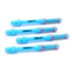 CUESOUL Eixo de dardo muito fino TERO AK7 P/M/G com mola embutida telescópica para dardos de ponta de aço e dardos de ponta macia, conjunto de 4 peças