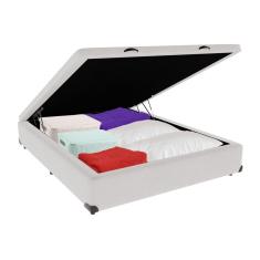 Cama Box Baú Viúvo 128x188 Branco