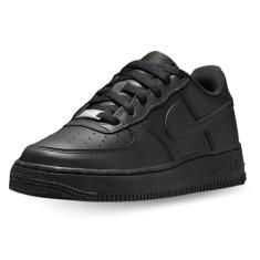 Nike Meninos Tênis Infantil Air Force 1 Le - Tamanho 5 Para Crianças Grandes, Preto/Preto