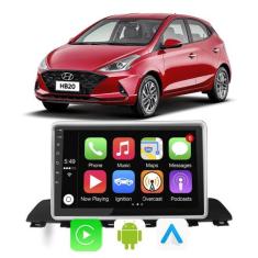 Kit Multimidia Hb20 2020 2021 2022 2023 2024 9" Polegadas CarPlay Andr