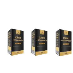 Cálcio + Vitamina D3 Gold Lab - Auxilia Ossos E Imunidade
