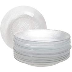 Jogo de Prato Fundo Diamante 24 Peças - Nadir