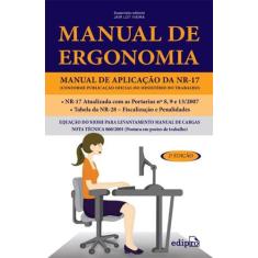 Livro - Manual de ergonomia: Manual de aplicação da NR-17