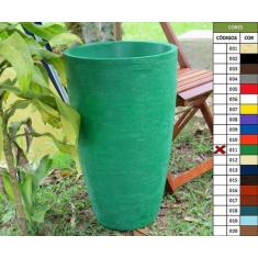 Vaso Planta 65x40 Oval Moderno Polietileno - BGPLASTICOS, VERDE BANDEI