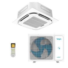 Ar-Condicionado Split Cassete 4 Vias Inverter Plus R-32 Elgin 24.000 BTUs Só Frio 220V Monofásico