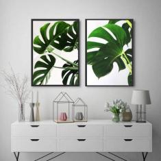 Kit 2 Quadros Costela de Adão 45x34cm - Quadros On-line, A3 (45 x 34),